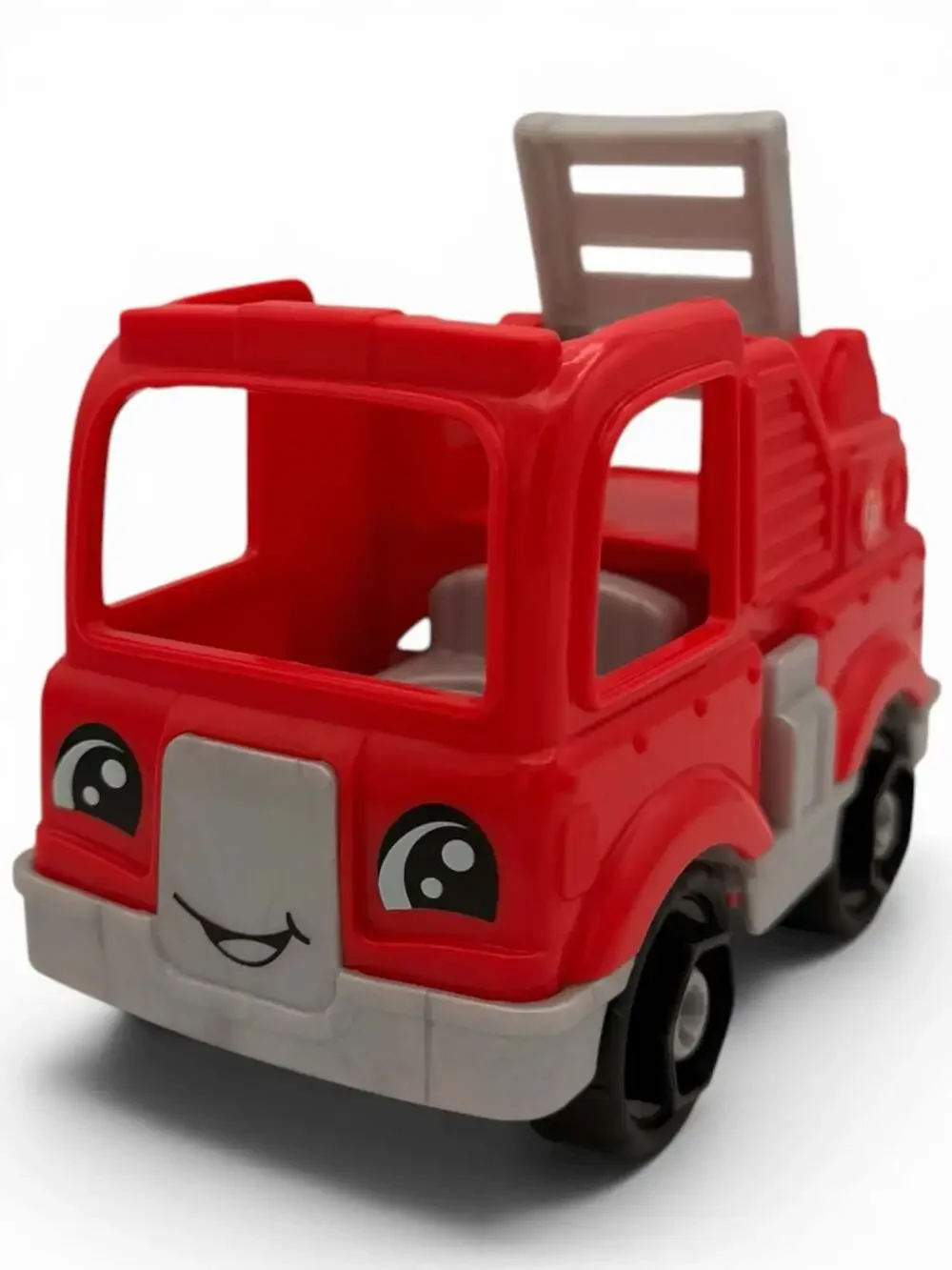 Fisher-Price Little People Red and Gray Fire Truck Vehicle